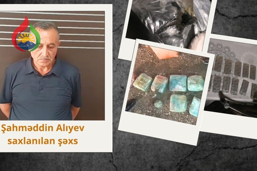Yardımlıda 8 kiloqramdan çox narkotik və 180 psixotrop həb aşkarlanıb