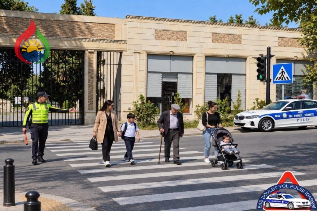 DYP-dən piyadalara xəbərdarlıq: Yol keçərkən bu qaydalara əməl edin
