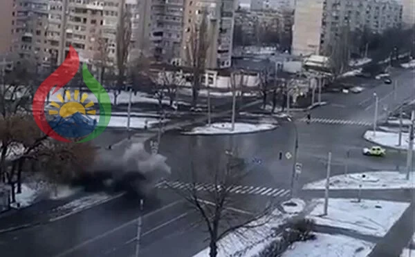 Xarkovda marketə endirilən zərbənin görüntüləri yayıldı